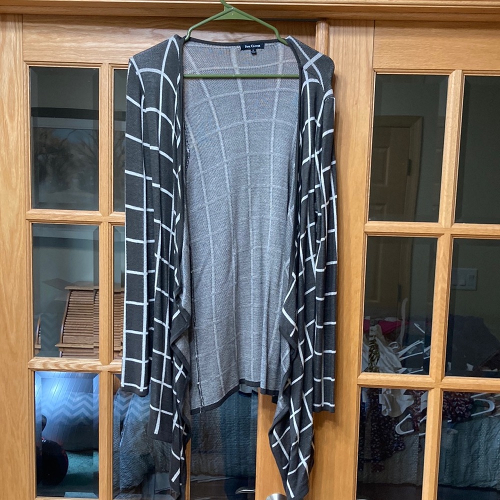 Pink Clover M Green Cardigan/poncho